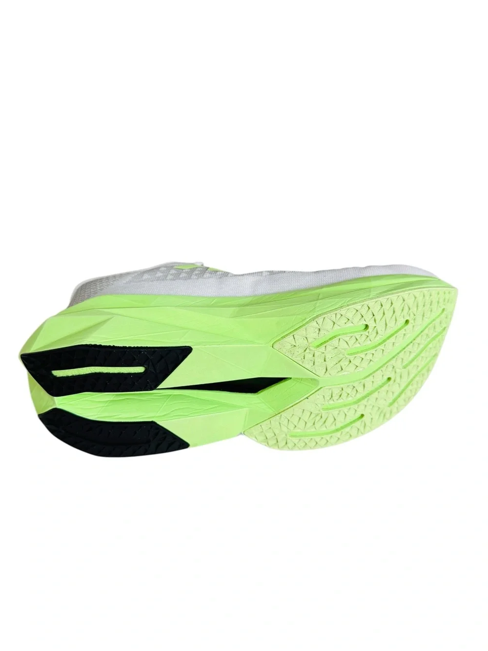 New Balance Women's White & Neon Green Running Shoes Size 9W. 7.5M